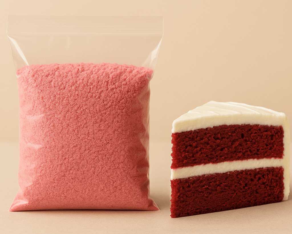Bolo Red Velvet com preparado fácil – Cafés Serrano