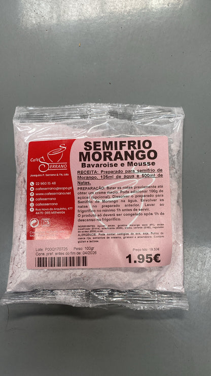 Semifrio/ Bavaroise/ Mousse de Morango