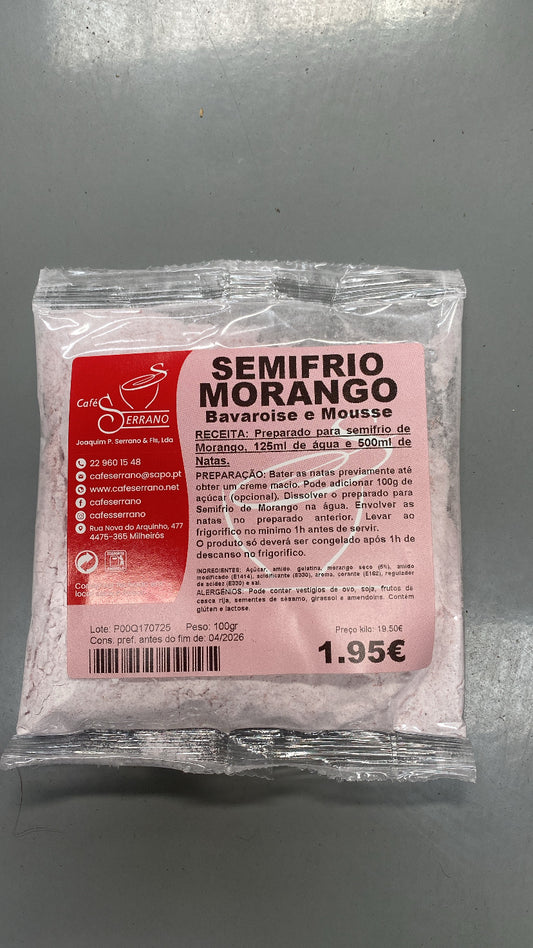 Semifrio/ Bavaroise/ Mousse de Morango