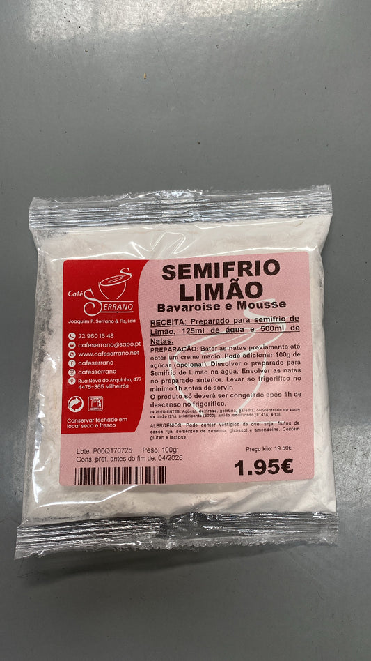 Semifrio/ Bavaroise/ Mousse de Limão