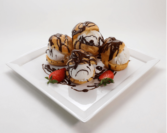 preparado para profiteroles eclairs choux cafes serrano